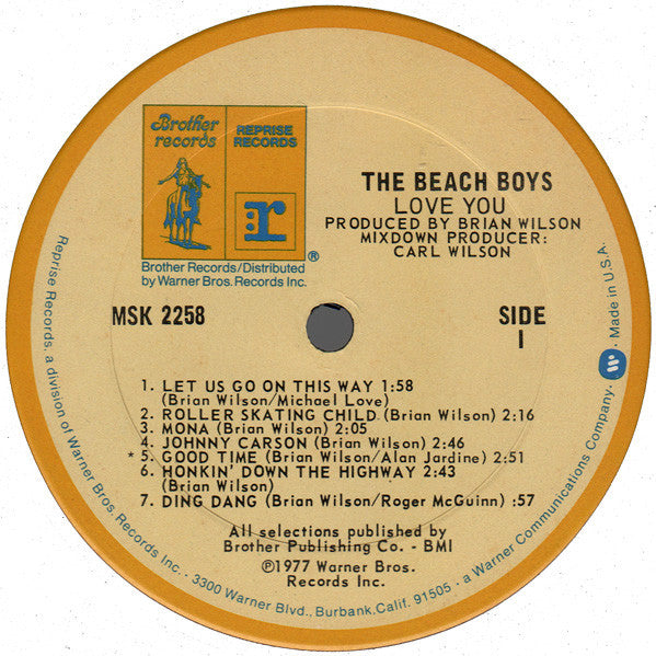 The Beach Boys – Love You LP vinyl record, image 3 of 10