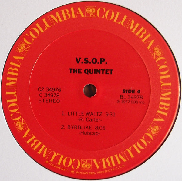 The V.S.O.P. Quintet – The Quintet (2xLP) LP vinyl record, image 8 of 8