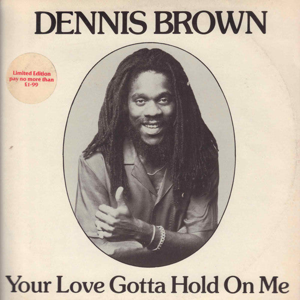 Dennis Brown – Your Love Gotta Hold On Me 12" vinyl record, image 1 of 4