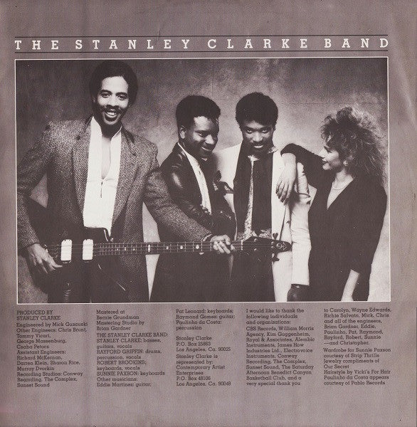 The Stanley Clarke Band – Find Out! LP vinyl record, image 6 of 6
