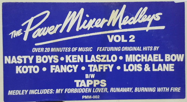 Various, Tapps – Powermixer II / The Tapps Medley 12" vinyl record, image 3 of 3