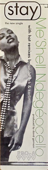 Me'Shell NdegéOcello – Stay 12" vinyl record, image 4 of 4
