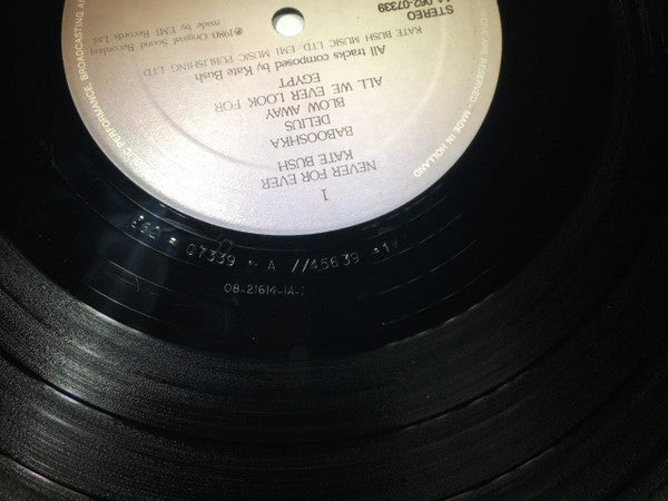 Kate Bush – Never For Ever LP vinyl record, image 8 of 8