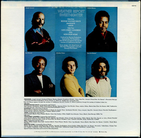 Weather Report – Sweetnighter LP vinyl record, image 2 of 6