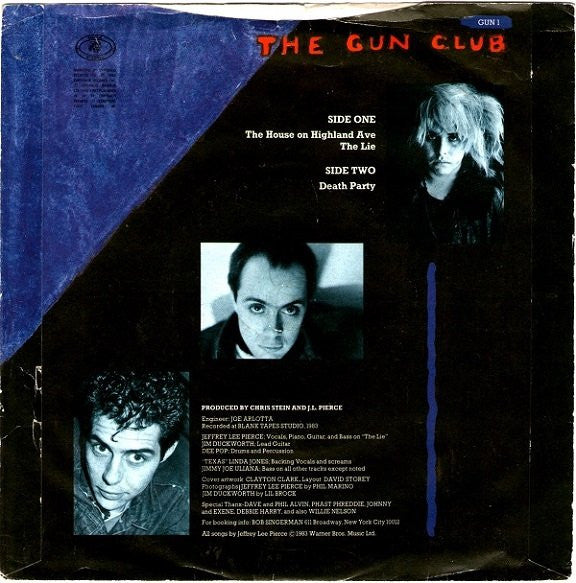 The Gun Club – Death Party 7" vinyl record, image 3 of 5