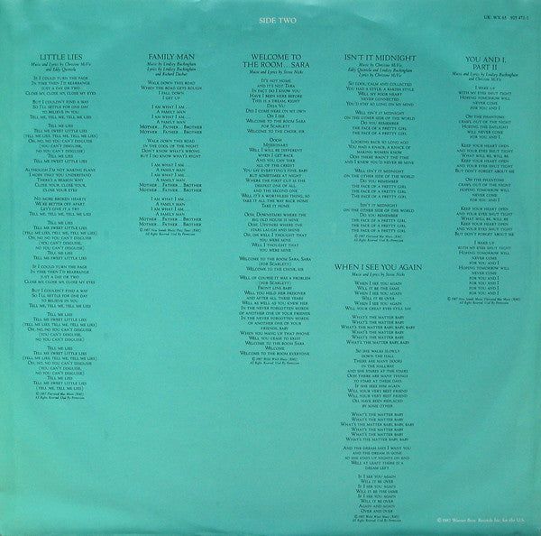Fleetwood Mac – Tango In The Night LP vinyl record, image 6 of 8