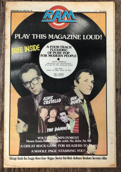 Various – Stiff Fourplay 7" vinyl record, image 3 of 3