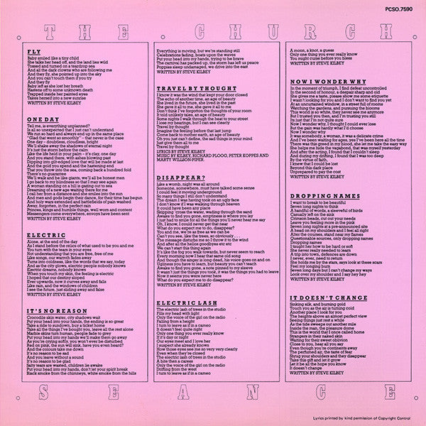 The Church – Seance LP vinyl record, image 6 of 6