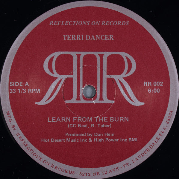 Terri Dancer – Learn From The Burn 12" vinyl record, image 1 of 2