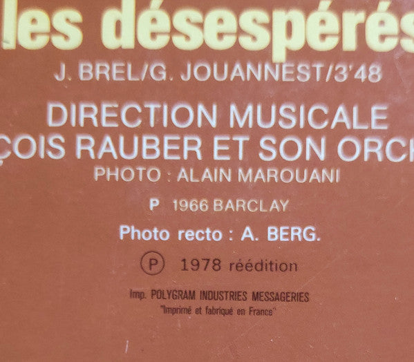 Jacques Brel – 7 - Ces Gens Là LP vinyl record, image 5 of 8