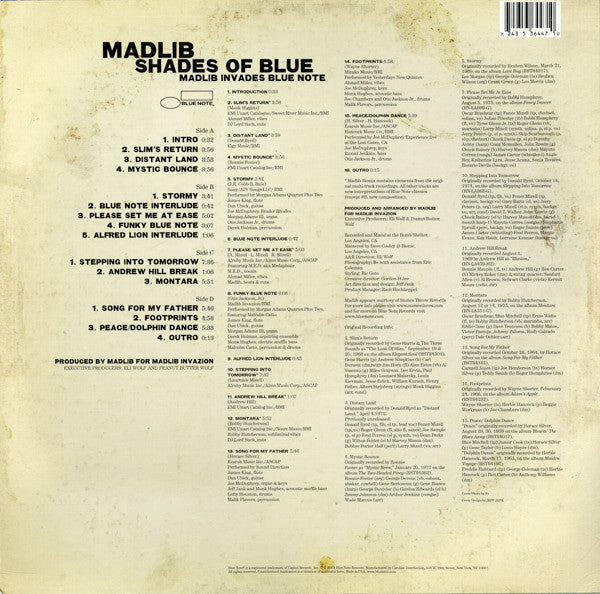 Madlib – Shades Of Blue (2xLP) LP vinyl record, image 2 of 6
