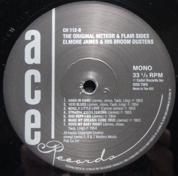 Elmore James & His Broomdusters – The Original Meteor & Flair Sides LP vinyl record, image 4 of 4