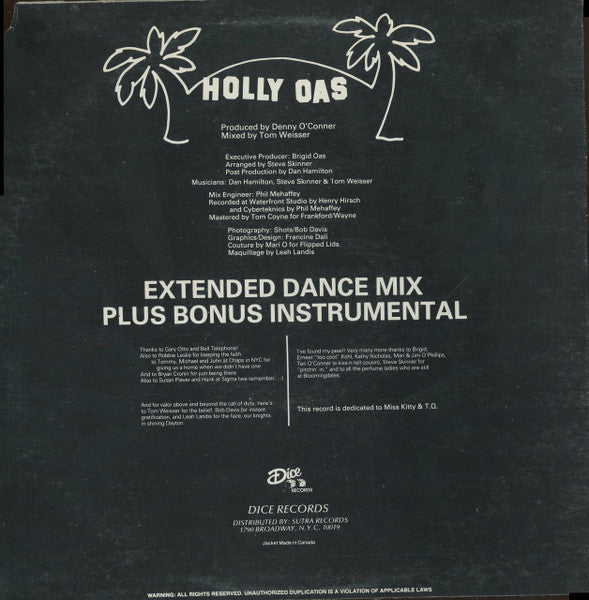 Holly Oas – Our Day Will Come 12" vinyl record, image 2 of 4