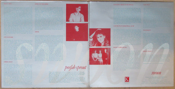 Prefab Sprout – Swoon LP vinyl record, image 2 of 6