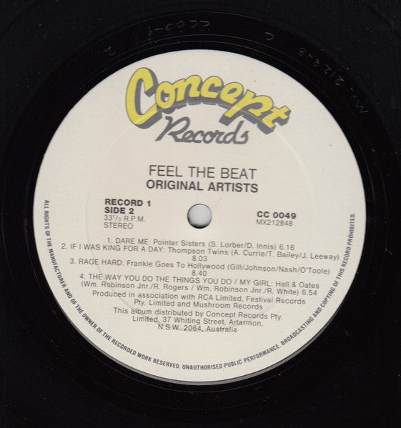 Various – Feel The Beat (2xLP) LP vinyl record, image 4 of 7
