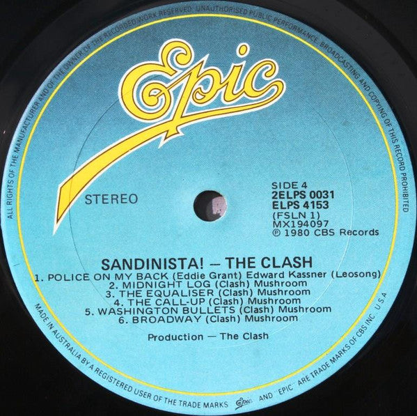 The Clash – Sandinista! (3xLP) LP vinyl record, image 10 of 10