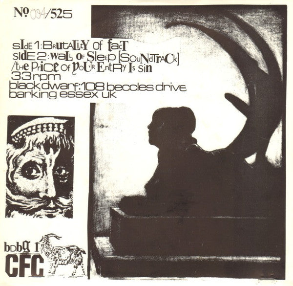 Uncommunity – Brutality Of Fact 7" vinyl record, image 2 of 3
