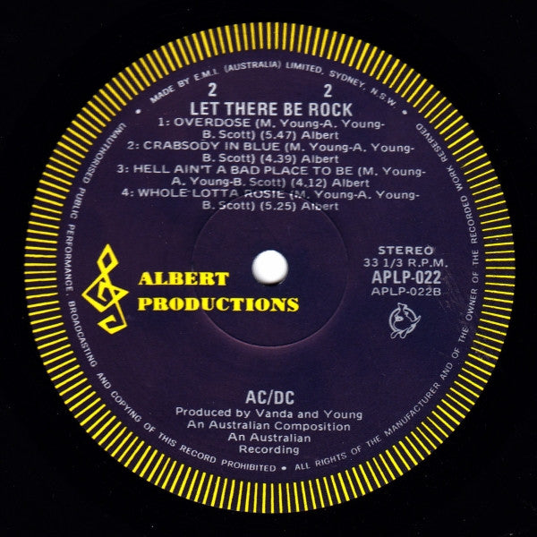 AC/DC – Let There Be Rock LP vinyl record, image 5 of 10