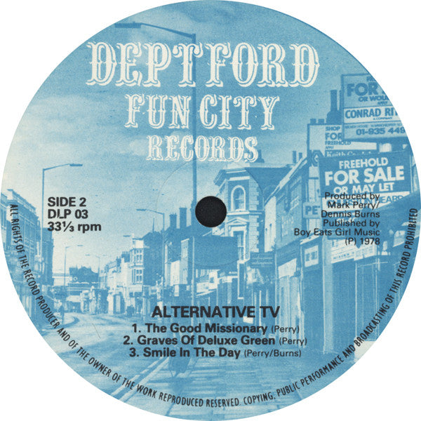 Alternative TV – Vibing Up The Senile Man (Part One) LP vinyl record, image 4 of 4
