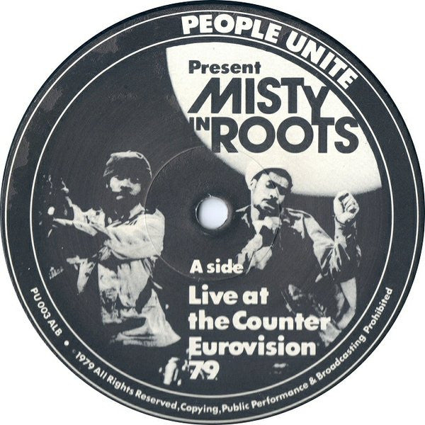 Misty In Roots – Live At The Counter Eurovision 79 LP vinyl record, image 3 of 4