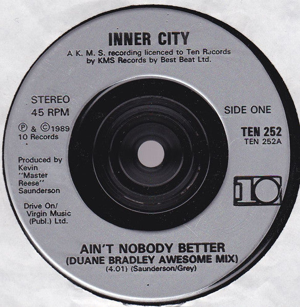 Inner City – Ain't Nobody Better 7" vinyl record, image 3 of 4