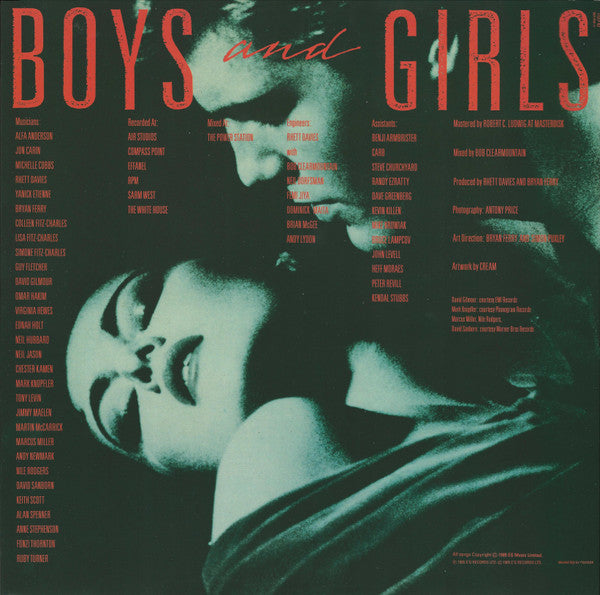 Bryan Ferry – Boys And Girls LP vinyl record, image 5 of 7