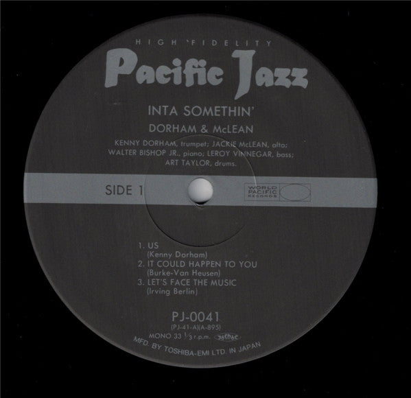 Kenny Dorham, Jackie McLean – Inta Somethin' LP vinyl record, image 6 of 7