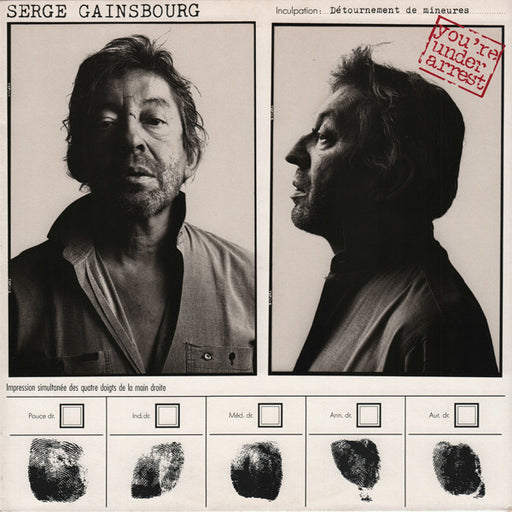 Serge Gainsbourg – You're Under Arrest LP vinyl record, image 1 of 10