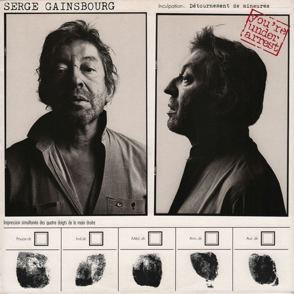 Serge Gainsbourg – You're Under Arrest LP vinyl record, image 1 of 10