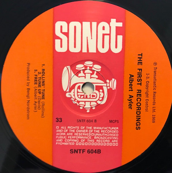 Albert Ayler – The First Recordings LP vinyl record, image 4 of 5