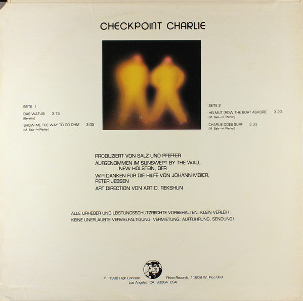 Checkpoint Charlie – Checkpoint Charlie 12" vinyl record, image 2 of 4