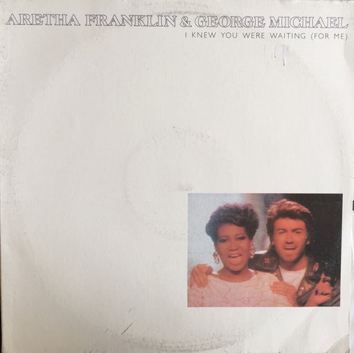 Aretha Franklin, George Michael – I Knew You Were Waiting (For Me) 12" vinyl record, image 1 of 3