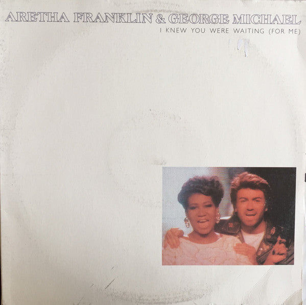 Aretha Franklin, George Michael – I Knew You Were Waiting (For Me) 12" vinyl record, image 1 of 3