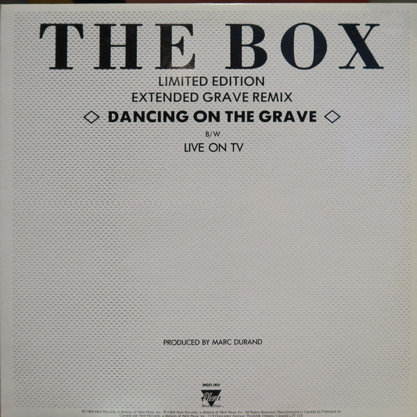 The Box – Dancing On The Grave 12" vinyl record, image 1 of 3