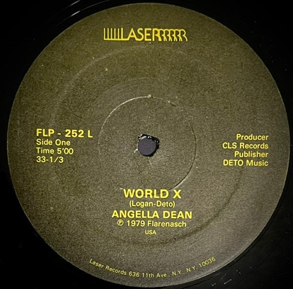 Angella Dean – World X 12" vinyl record, image 3 of 4