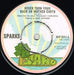 Sparks – Never Turn Your Back On Mother Earth 7" vinyl record, image 2 of 3