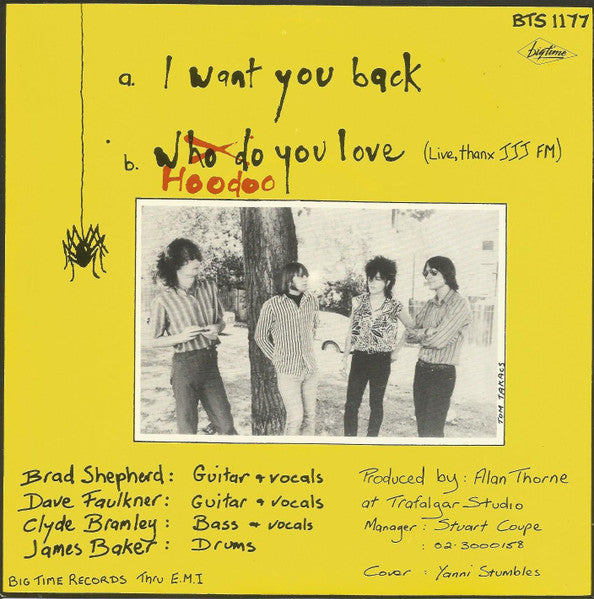Hoodoo Gurus – I Want You Back 7" vinyl record, image 2 of 4