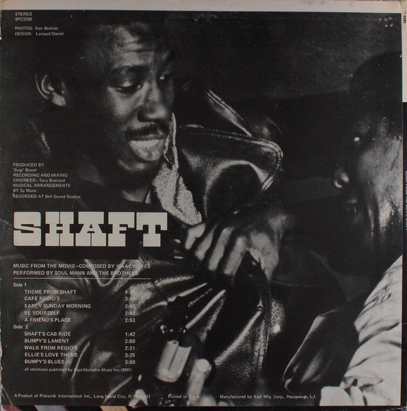 Soul Mann & The Brothers – Shaft LP vinyl record, image 2 of 4