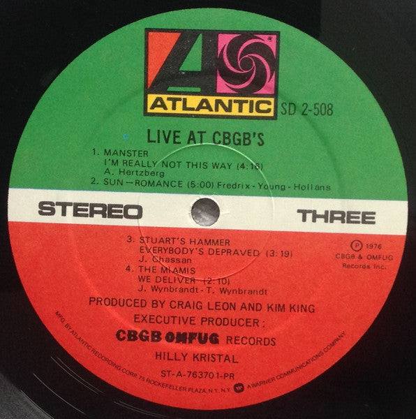 Various – Live At CBGB's - The Home Of Underground Rock (2xLP) LP vinyl record, image 7 of 10