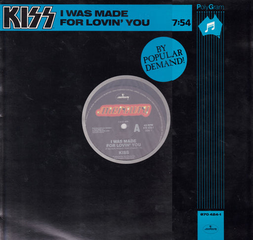 Kiss – I Was Made For Lovin' You 12" vinyl record, image 1 of 3