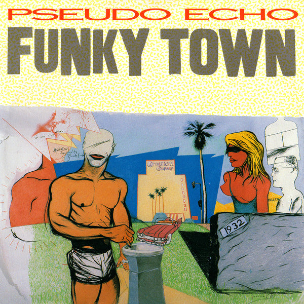 Pseudo Echo – Funky Town 12" vinyl record, image 1 of 4