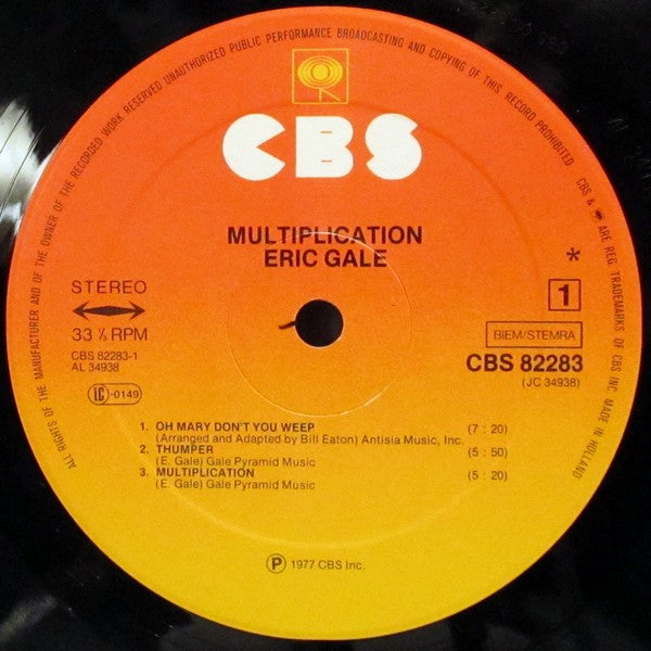 Eric Gale – Multiplication LP vinyl record, image 3 of 6