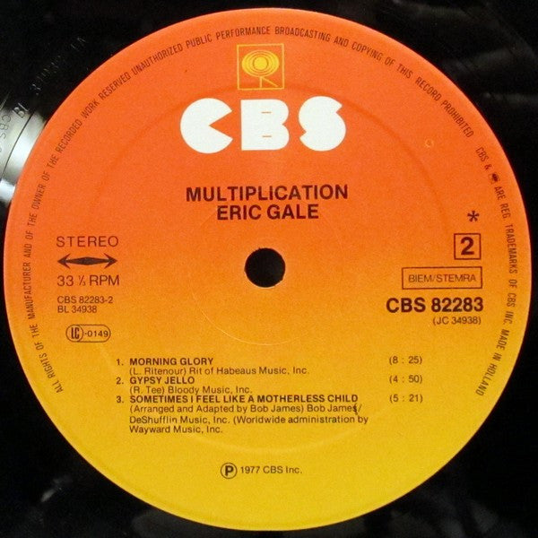 Eric Gale – Multiplication LP vinyl record, image 4 of 6