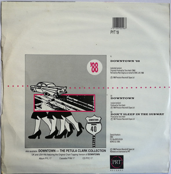 Petula Clark – Downtown '88 12" vinyl record, image 2 of 6