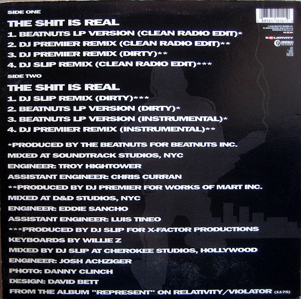Fat Joe – The Shit Is Real 12" vinyl record, image 2 of 2