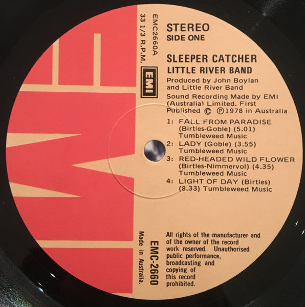 Little River Band – Sleeper Catcher LP vinyl record, image 5 of 6