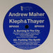 Bass Kleph, Andrew Maher, Nick Thayer – Burning In The City / Fucking The Synth 12" vinyl record, image 1 of 2