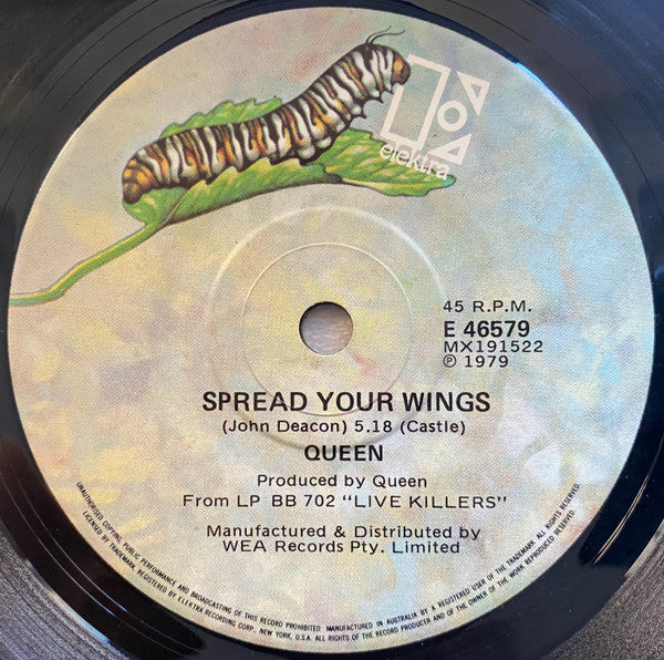 Queen – Crazy Little Thing Called Love 7" vinyl record, image 2 of 2