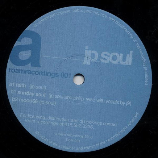JP Soul – Faith 12" vinyl record, image 1 of 2
