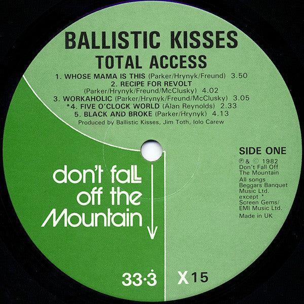 Ballistic Kisses – Total Access LP vinyl record, image 6 of 7